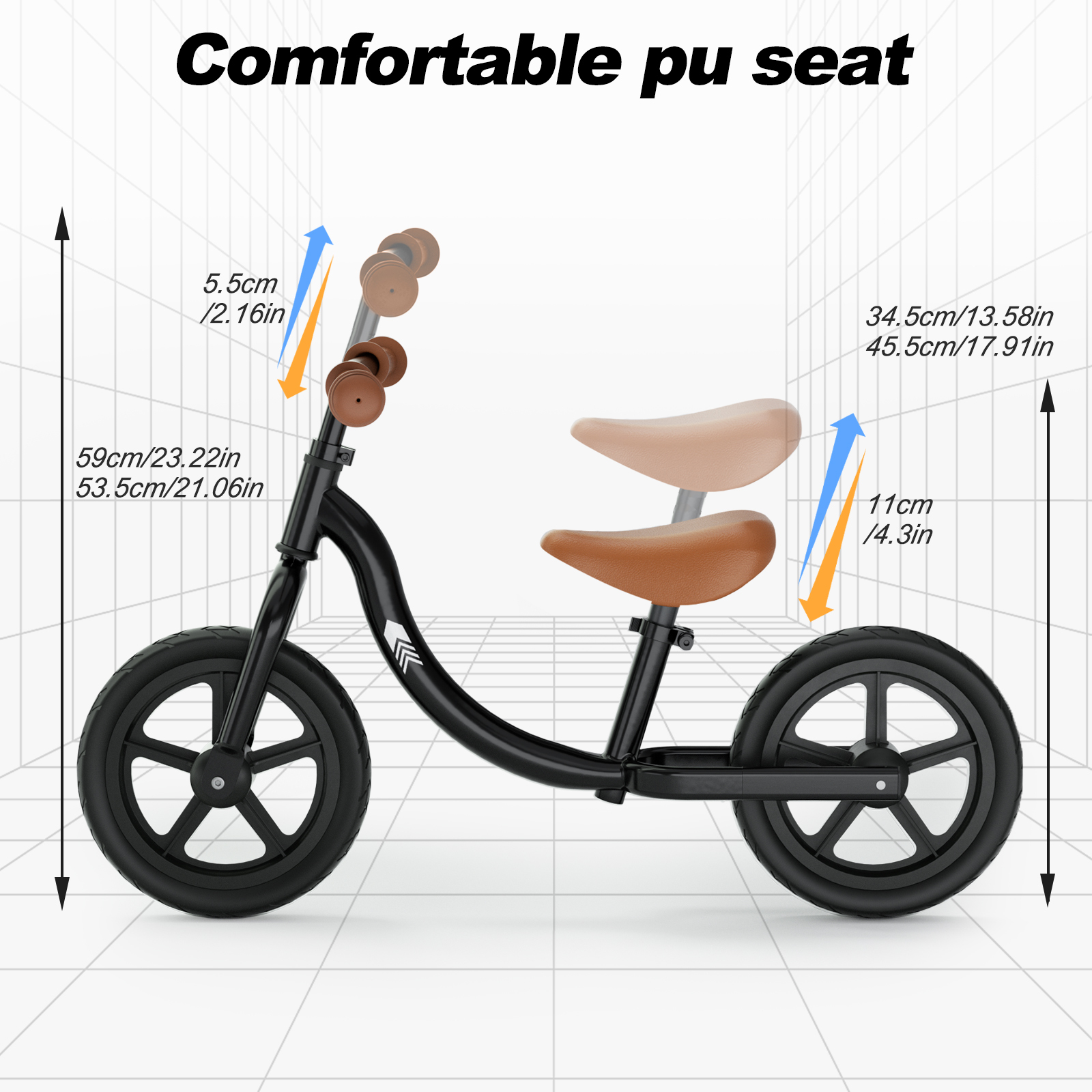 Korimefa Toddler Balance Bike, Ages 2-5 Years photo 2