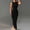 Black, variant on Jesvior Women Ruched Bodycon Maxi Dresses for Women Summer Casual Crew Neck Sleeveless Lightweight Slit Elegant Cocktail Wedding Guest Dress