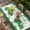 Green, variant on Saint Patrick's Day Table Cloths for 8 Foot Rectangle Tables, Luck Leaves Car Brown Wooden Plaid Patio Waterproof Elastic Fitted Tablecloths, Washable Rectangular Table Cover for Camping
