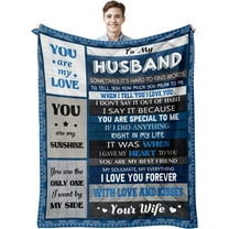 Husband Gifts, Gifts for Husband, Husband Gifts from Wife, Gifts for Him Husband Who Has Everything, Husband Birthday Gift Ideas, Anniversary Christmas Birthday Gifts for Husbands Blanket 60"X 80"