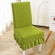 thumbnail image 4 of Funda de asiento de silla universal, gruesa y de alta elasticidad | Gran elasticidad, se adapta a la mayoría de las sillas | Decoración para cocina y comedor | Tejido de poliéster en verde, caqu, 4 of 6