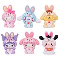 thumbnail image 3 of Recién llegado, Hello Sanrio My Melody, colgantes de zapatos Croc de resina grandes con dibujos animados para niños, decoraciones navideñas, parte posterior plana, venta al por mayor, 3 of 4