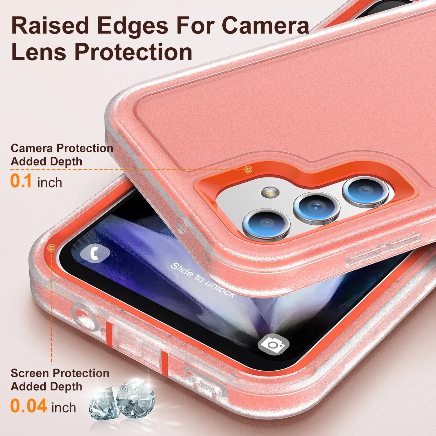 New Case for Samsung Galaxy A54 5G 6.4 inch,Heavy Duty 3 Layer Military Protection with Hidden Kickstand Shock Resistant Armor Hybrid Bumper Rugged Rubber Phone Cover,7 Color
