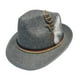 thumbnail image 3 of Sombrero de vaquero occidental para mujer y hombre, elegante, de ancha, para disfraz , accesorios para acampar Gris oscuro, 3 of 8