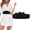 Black, variant on Waist Belt for Women Fashion Chiffon Flower Elastic Belt â Stretchy Waistband with Floral
