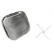 thumbnail image 1 of Seitruly Estuche portátil, caja de almacenamiento de tirantes, protector bucal, sello de plástico transparente con soporte de partición para cuidado de los oídos Transparente S, 1 of 6