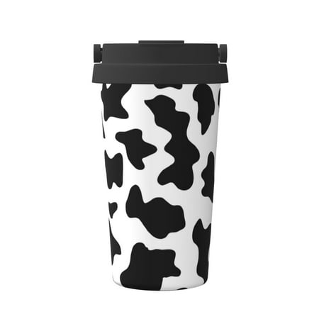 

Junzan Milk Cow for Stainless Steel Vacuum Insulated Tumbler - Reusable Insulated Cold Brew Iced Coffee Cup Thermos -Gifts for Women Men Him Her