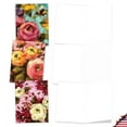 thumbnail image 5 of The Best Card Company 20 Assorted Blank Notecards Boxed Set 4 x 5.12 Inch with Envelopes (10 Designs, 2 Each) Blooms and Bees AM10348OCB-B2x10, 5 of 6