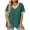 Army Green, variant on CQONEPT Womens T Shirts Loose Fit Short Sleeve Tees Crew Neck Color Block Summer Tops Fashion Loose Fit louses Top Red XL