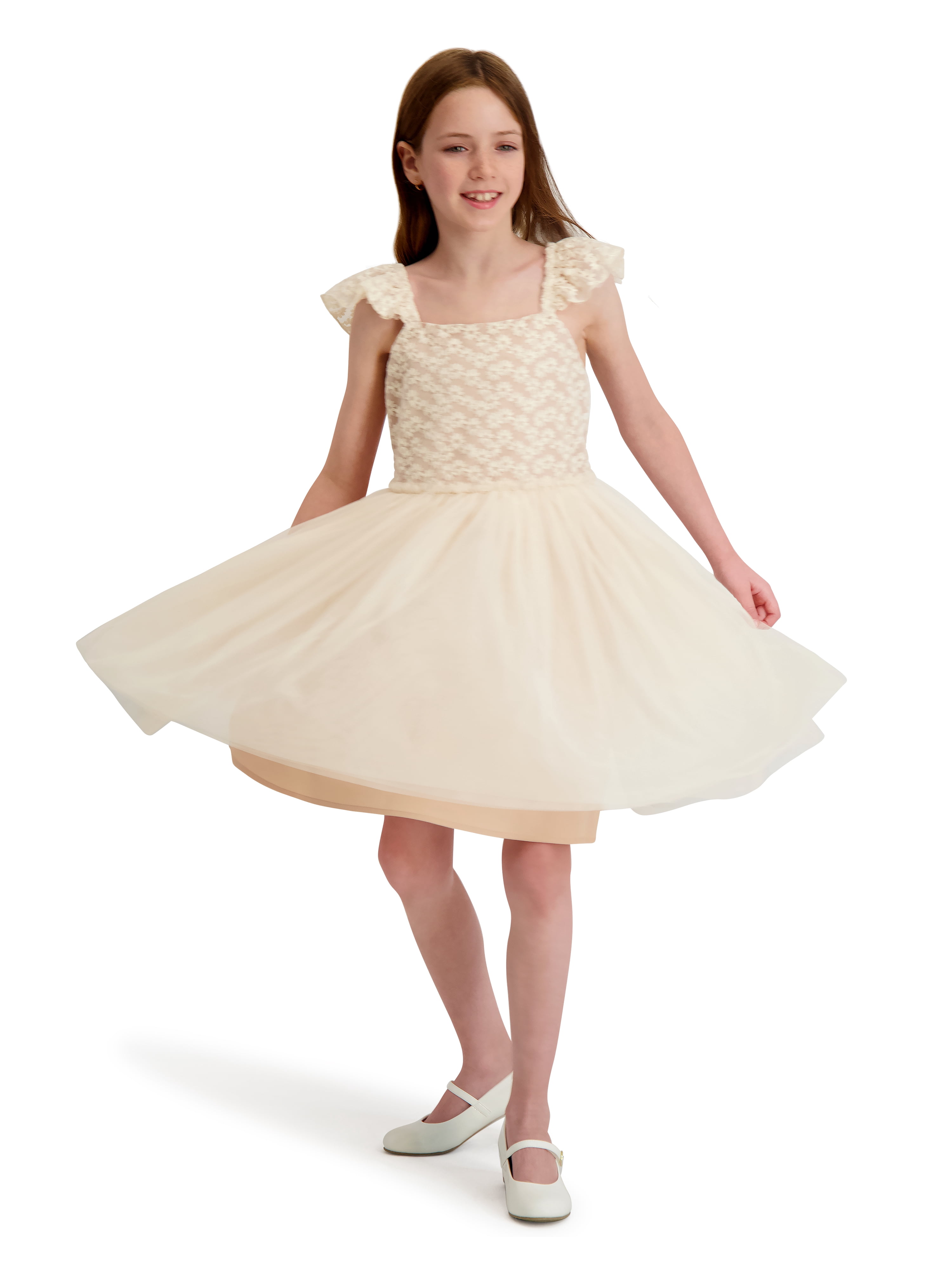 Kensie Girl Lace Bodice Dress, Sizes 4-16