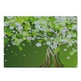 thumbnail image 2 of Floral Cutting Board, Tree with Blossoming Flourishing Petals Florets Spring Season Themed Print, Decorative Tempered Glass Cutting and Serving Board, Large Size, Fern Green Pale Pink, by Ambesonne, 2 of 5