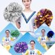 thumbnail image 3 of Game Pom Poms Cheerleading Cheering Ball Flower Sports Match Vocal Dance Party, 3 of 5