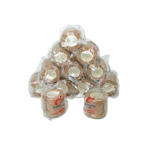 Ever Ready Self Adhesive Non Woven Cohesive Bandage 2"x5 Yards Pack of 12 FDA Approved