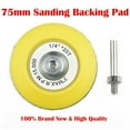 thumbnail image 1 of 3'' 75mm& Backing Pad Sanding Polishing Disc With Drill Attachment, 1 of 9