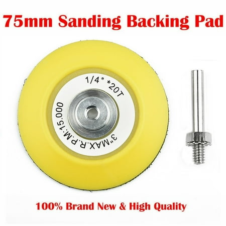 

GLFILL 3 75mm Hook & Loop Backing Pad Sanding Polishing Disc With Drill Attachment