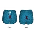 thumbnail image 3 of Balery Spider And Cobweb Pantalones cortos deportivos para mujer con forro y dos bolsillos, elásticos, para entrenamiento, gimnasio, yoga-XX-Large, 3 of 7