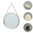 thumbnail image 3 of Round Makeup Mirror Punch-free Wall Vanity Mirror Entryway Hanging Beauty Mirror, 3 of 6