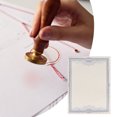 thumbnail image 2 of 1 Set of 5Pcs Blank A4 Certificate Paper 12K Blue Border Inner Sheet Paper Core, 2 of 8