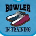 thumbnail image 4 of Inktastic Future Bowler Bowling Shoes Boys or Girls Baby Bib, 4 of 4