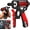 Digital display*Red, variant on Ergonomic Adjustable H-Grip Hand Trainer,Heavy-Duty Adjustable Counting Grip Strengthener,Grip Strengthening Tool with Counting for Rehab or Heavy Training