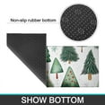 thumbnail image 6 of White Christmas Tree Pattern Kitchen Rugs Sets Of 2,Anti Fatigue Kitchen Mat Rugs Non Slip Washable,Decorative Kitchen Floor Mats for Kitchen,Sink,Laundry,17"x30"+17"x47", 6 of 7