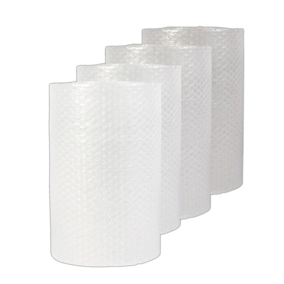 Universal 4087870 12 in. x 125 ft. 0.31 in. Thick Bubble Packaging Perforated Every 12 in. - Clear (4/Carton)