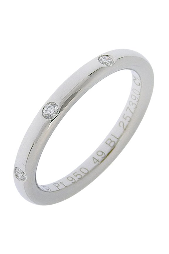 Pre-Owned Van Cleef & Arpels Infini Etoile Ring, Size 9, Platinum 950 with Diamonds, Approx....