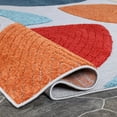 thumbnail image 6 of Superior Tulip Modern Geometric Indoor Outdoor Area Rug, 4' x 6', Multicolor, 6 of 9