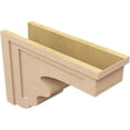 thumbnail image 5 of 10"W x 30"D x 20"H Classic Highland Rough Cedar Woodgrain TimberThane Corbel, Primed Tan, 5 of 6