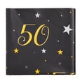 thumbnail image 7 of Juvale 50th Birthday Tablecloths - 3-Pack, 54 x 108 in, Black & Gold - 50th Birthday Decorations for Men & Anniversary Decorations - Disposable Plastic Table Covers, 7 of 7