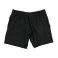thumbnail image 2 of SOLFIRE Mens Solid Athletic Workout Shorts, Black, X-Large, 2 of 2