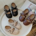 thumbnail image 6 of NOKIO Fashionable Platform Single Shoes For Girls, Girls Platform Single Shoes Girls Single Shoes Bowknot First Shoes Buckle Strap Toddler Soft Bottom Breathable Princess Shoes, 6 of 7