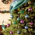 thumbnail image 7 of Valery Madelyn 24ct 2.36" Christmas Ball Ornaments, Peacock Green Purple Blue Hanging Tree Ornaments for Holiday Decor, 7 of 7