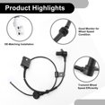 thumbnail image 4 of Unique Bargains ABS Wheel Speed Sensor Front Left ABS Sensor Anti-lock Braking System Sensor No.95610-26000 for Hyundai Santa Fe 2001-2006, 4 of 7