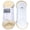 White, variant on Professionals Choice Splint Boots w/Fleece M Black