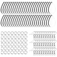 thumbnail image 4 of 50Pcs DIY Sublimation Blanks DIY Earrings Handmade Earring Hooks Creative Earring Blanks, 4 of 9