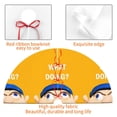 thumbnail image 3 of Lsque Sml Jeffy Print Christmas Tree Skirt, Tree Skirt with Ties or Velcro, Perfect for Holiday Decorations, Halloween, and New Year-30", 3 of 7