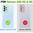thumbnail image 2 of NIFFPD Galaxy A23 5G Case, Samsung A23 5G Case, Shockproof Drop protection Cover Phone Case for Samsung Galaxy A23 5G Light Green, 2 of 10