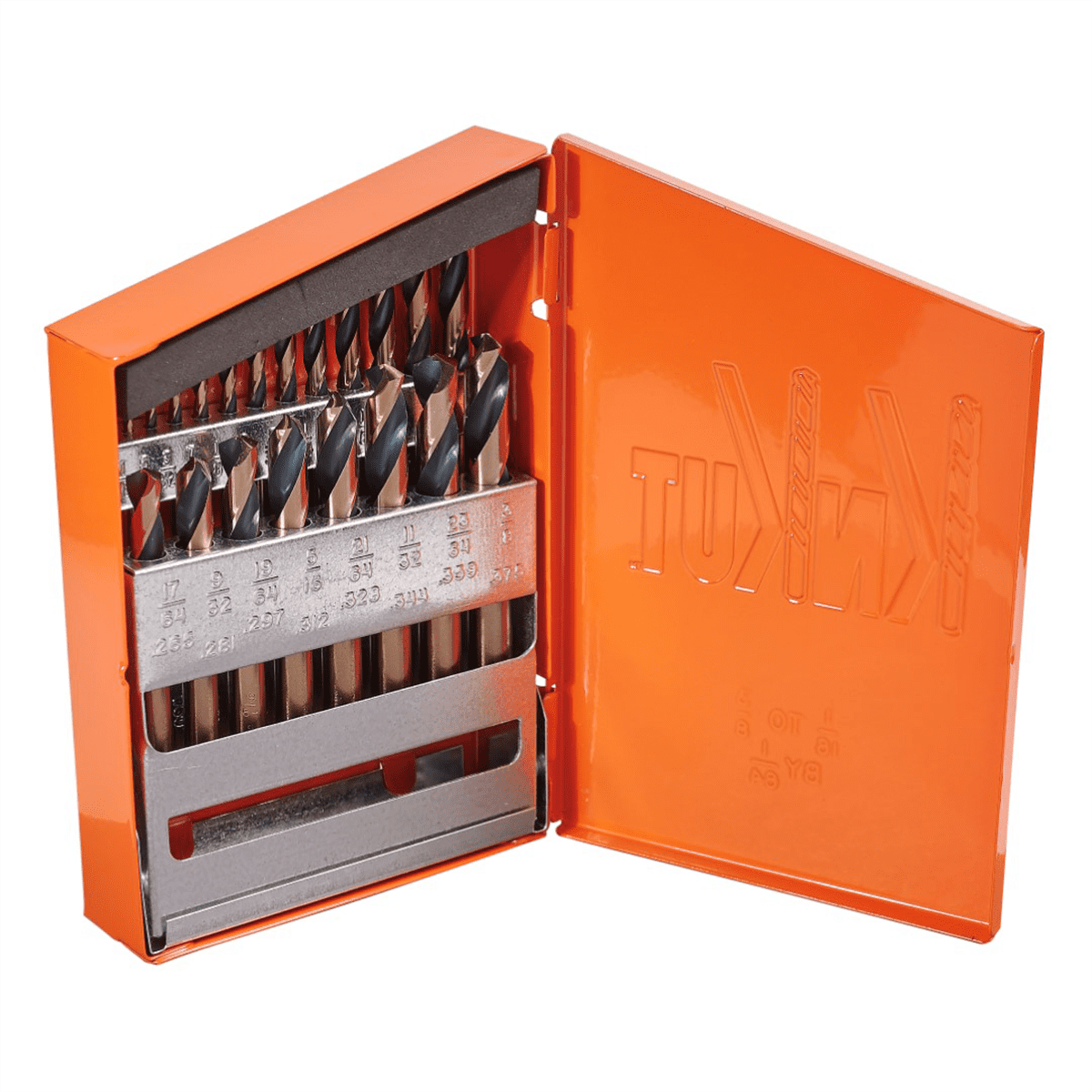 KnKut KnKut 21 Piece Short Stubby Length Drill Bit Set 1/16"-3/8" by 64ths