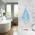 thumbnail image 2 of Yayeee 100% Cotton Hand Towels for Bathroom 16" x 28" Soft Absorbent Kitchen Towel, Snowflake Pattern, 2 of 7