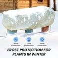 thumbnail image 5 of 2 Packs Plant Covers Freeze Protection, 43.3''x 15.8''x 17.7''Winter Plant Cover Cold Weather Tree Frost Cloth Warm Blankets Shrub Covers for Outdoor Plant, 5 of 8