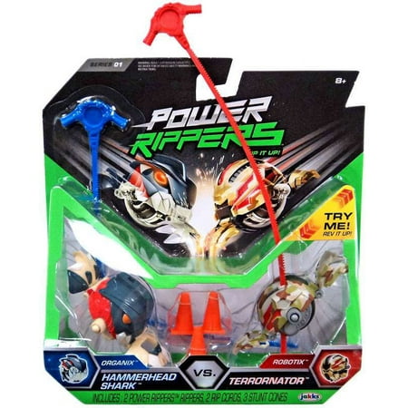 Power Rippers 2 Pack Series #1 - Hammerhead Shark Vs. Terrornator