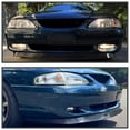 thumbnail image 2 of Spec-D Tuning Clear Bumper Driving Fog Lights + Bulbs + Switch Compatible with 1994-1998 Ford Mustang L+R Pair Assembly, 2 of 7