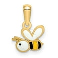 thumbnail image 1 of Quality Gold YC1406 14K Yellow Gold Enamel Bumble Bee Pendant, 1 of 1