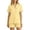 Yellow, variant on CAIVO Women Lightweight Summer Pajama Cozy Flat Knit Short Sleeve Top And Matching Shorts For Breathable Lapel Tops With Shorts Solid Color Sleepwear
