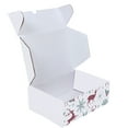 thumbnail image 2 of Ucanpack 50 Pcs Christmas Reindeer Printed Mailer Box, Made In USA- 1/8” Thick Corrugated Mailer Box 10x5x3", Cute Boxes For Small Business, WhiteGift Boxes In Bulk, Moving Carton, 2 of 7