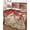 Red, variant on Twin Quilt Bedding Set, Ocean Red Octopus Reversible Summer Quilt 3 Pieces, Coastal Anchor Sea Boat Retro World Map Lightweight Bedspreads Coverlets with 2 Pillow Shams for All Seasons