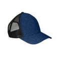 thumbnail image 2 of Big Accessories BA540 Sport Trucker Cap-Black/ Tan, 2 of 11