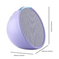 thumbnail image 2 of Cubierta de altavoz portátil a prueba de golpes para Amazon Echo Pop Black, 2 of 3