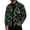 Green, variant on GrmtClth Mens Leaf Camo Woodland Pattern Trucker Jacket Long Sleeve Snap Button Relaxed Fit Autumn Daily Outerwear Green M
